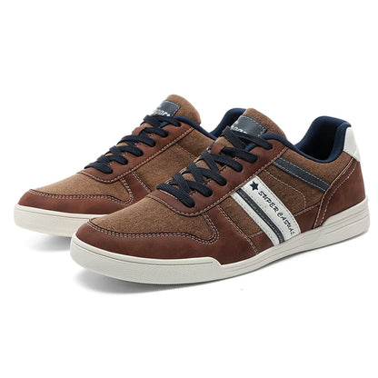 New Les Chaussures De Sports Tenis Pour Homme Real Cow Leather Men's Sneaker Italy Design Fashion Casual Shoes Big Size 48