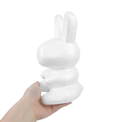 Modelling Polystyrene Styrofoam Foam Rabbit Mold Rose Rabbit Craft DIY Wedding Party Valentine's Day Decoration Supplies Gifts