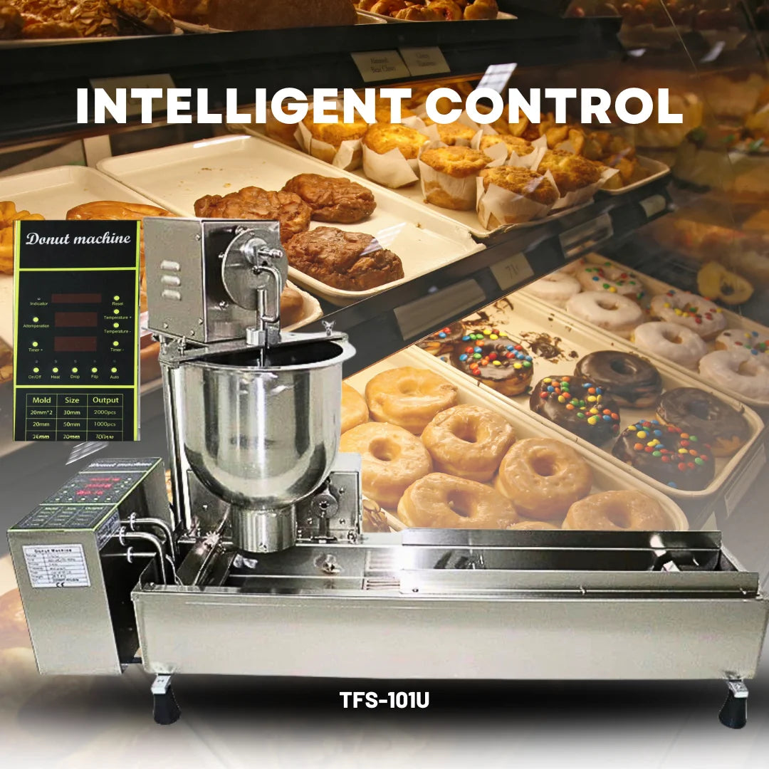 Automatic Donut Machine User-Friendly Control Mini Donut Machine Maker 3KW Durable 11V/220V Commercial Donut Making Machine