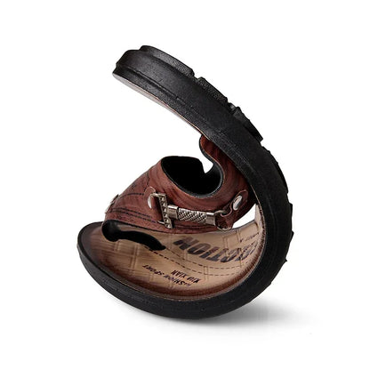 NEW Models slippers Outdoor Casual Flat Shoes Men Flip Flops Low Price Factory Customize EVA Beach Sandals Leather Casual 2025