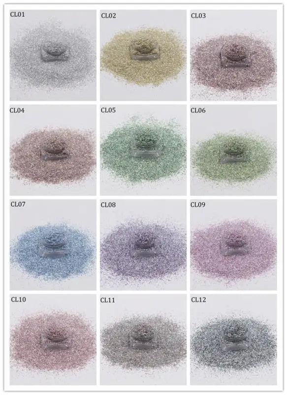 Prime Quality Wholesale PET Glitter Shapes Holographic or Iridescent Chunky Mixes Hexagon Glitter