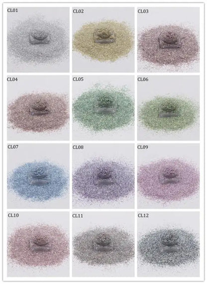 Prime Quality Wholesale PET Glitter Shapes Holographic or Iridescent Chunky Mixes Hexagon Glitter