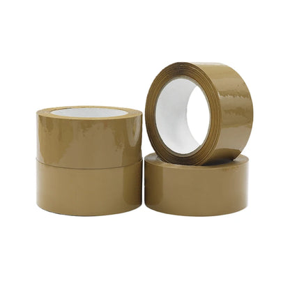 Silent 100m Paper Packing Tape Single Adhesive Side Die Cut for Sealing Cartons Low Noise and Wide Application