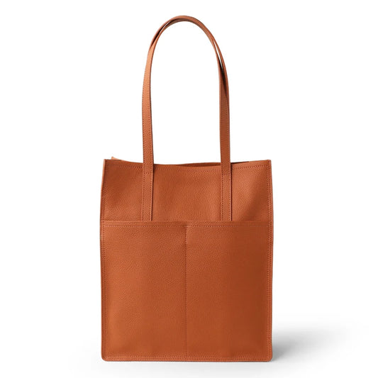 Women Luxury Full Grain Genuine Real Leather Bag Tote Shopping Laptop Cowhide Handbag for Lady Shoulder Custom Logo by PDG ibma