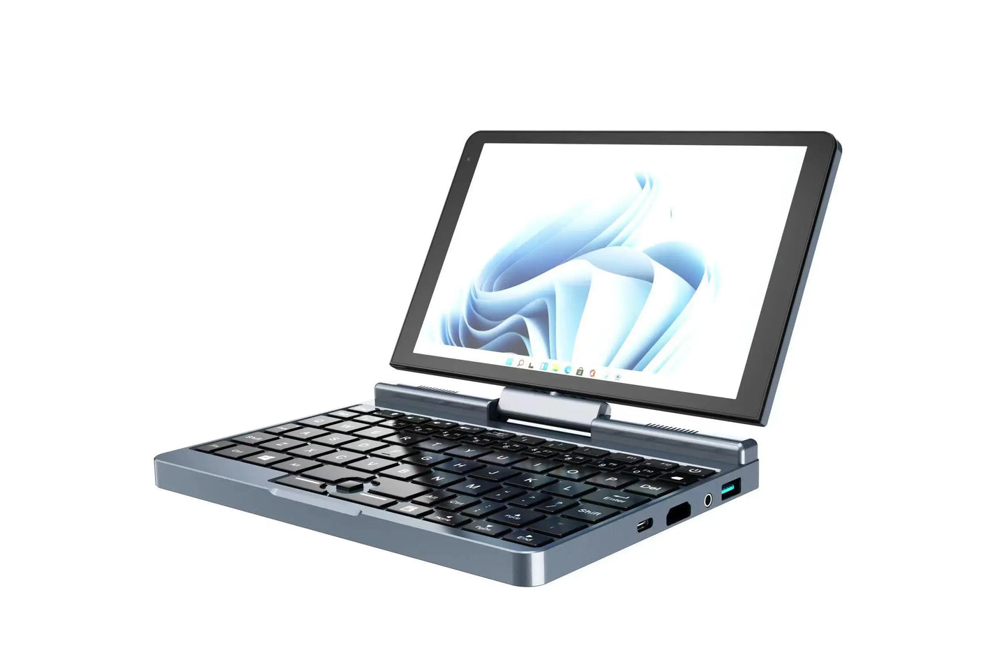 Crelander 2 In1 Mini Computadoras Laptop 8 Inch Intel N150 Cpu Touchscreen DDR5 12GB RAM WiFi 6 Portable Tablet PC Pocket Laptop