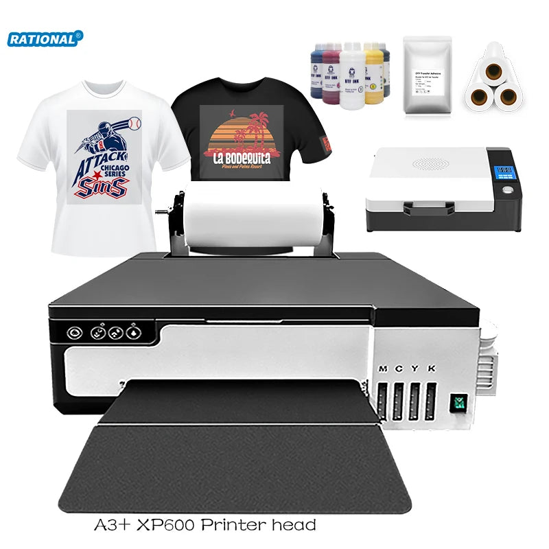DTF Printer Xp600 Pet Film Dtf Printer A3 A4 Digital DTG t Shirt Textile Printing Machine XP600 DTF Printer