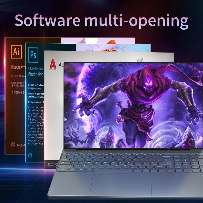 Wholesale 15.6 Inch IPS Laptop with 16GB RAM/512GB SSD Intel Brand New Business Use English Keyboard