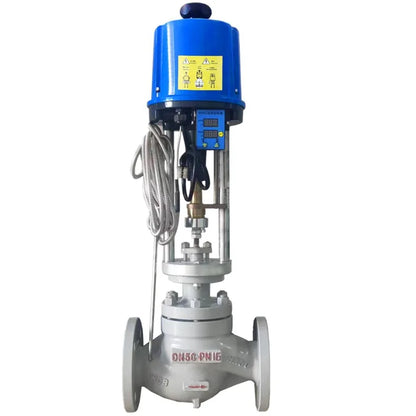 ZZWPE Type Electric Steam Temperature Control Valve Electric Temperature Control Valve with Electric Water Pressure Regulator by PDG ibma