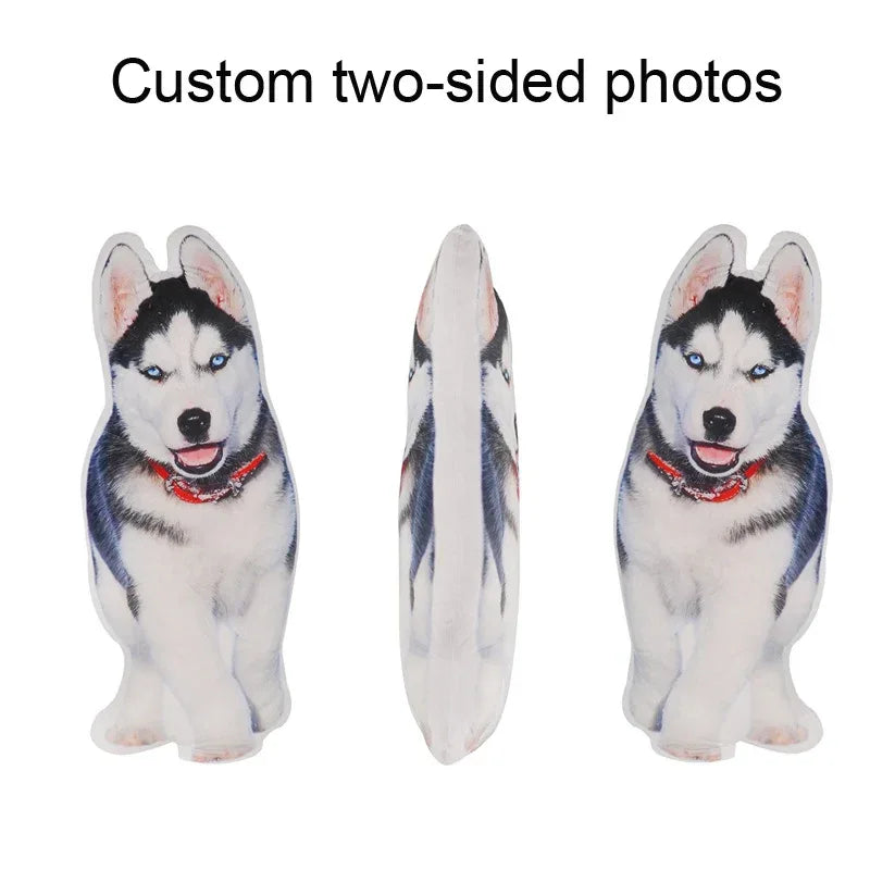Personalized Photo DIY Pet Cushion Stuffed Animal Pillow Custom Dog Cat Picture Cushion Christmas gifts Loss Memorial gift