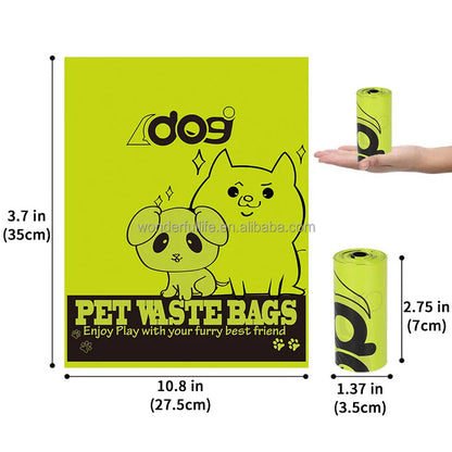 OEM  ODM Pet Poop Bag Eco Corn Starch Poop Bag Dog Poop Bags Biodegradable for Dogs