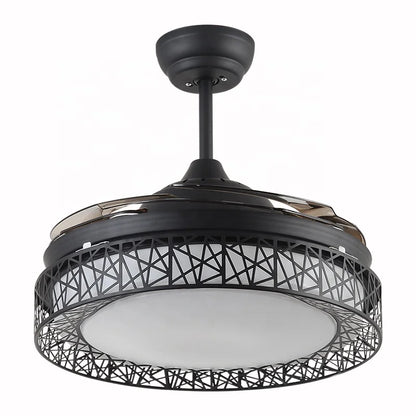 2004S-RGB De Techo Con Luz LED 36W DC Y Altavoz 3 Tonalidades Con Memoria Aspas Retractiles 6 Velocidades Control Remoto