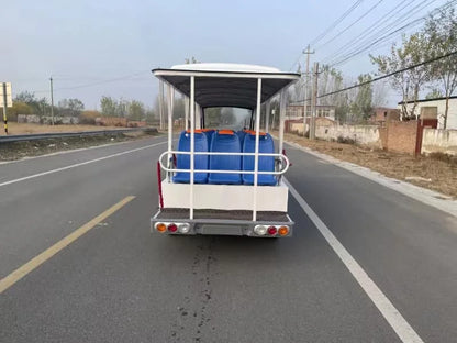 17 Seat Convertible New Energy Electric Four-Wheeled Theme Park Sightseeing Classic Bus Car Probox With Door