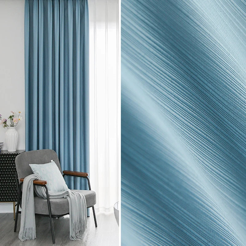 YCENTRE Modern Style Solid Color Window Treatment Curtains Thermal Insulated Curtains Blackout Curtain Drape For Living Room