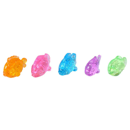 Acrylic Color Transparent Cute Children Play House Cartoon Resin Furniture Animal Decoration