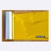 Red Gold Metallic Foil Barcode Printer Ribbon 30-110mm Inked Ribbon Roll Thermal Transfer Film for Gift Bag/Tea Bag/Card