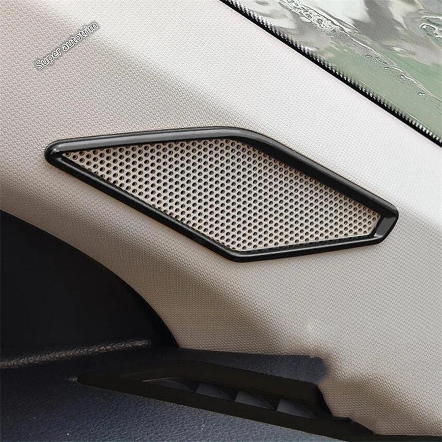 Center Control Gear Shift Panel Inner Door Armrest Handle Cover Trim Black Fit For VW Volkswagen Polo 2019 - 2023 Accessories