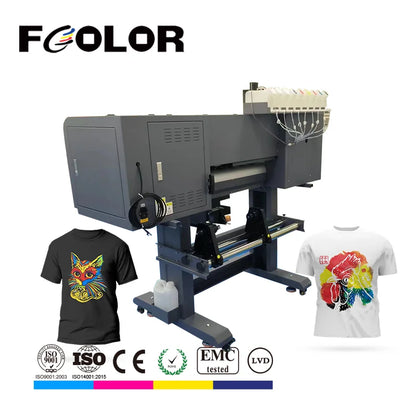 FCOLRO 8 Colors 60CM T-shirt Printing Machine Heat Transfer Larger DTF Printer with Three I3200 Print Heads