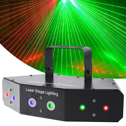 High Brightness DMX512 Laser Beam Light Projector Show Stage DJ Equipment 6 Eyes sharp Beam Moving Head Light