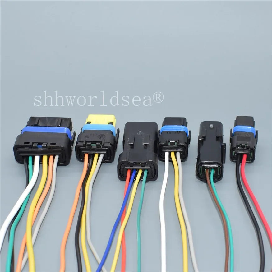 1PCS 2 3 4 5 6 Pin female automotive waterproof wire harness connector Electrical Plug for Peugeot Renault Citroen