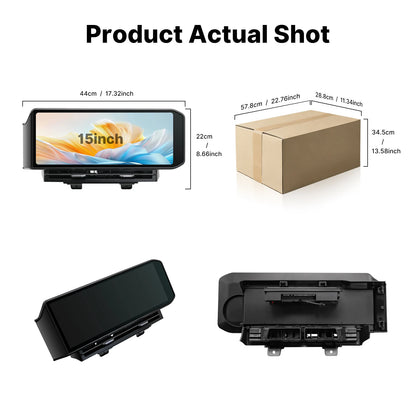 Youducar 15" OLED Android Car Radio DVD Player Navigation Head Unit for Jeep Wrangler JL / Gladiator JT 2018-2023, CarPlay