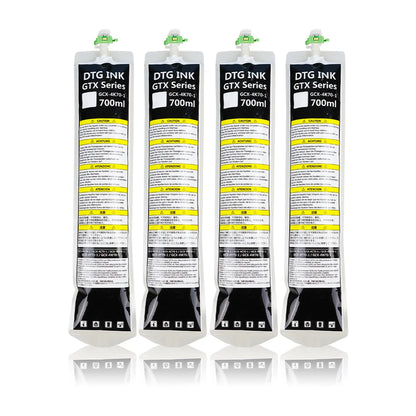 US Warehouse Shipping DTG Ink Pack GTX Pro 600 422 423 Printer DTG Ink Bag With Chip for Brother Printer Pigment Ink