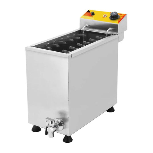 XEOLEO Commercial 25L Korean Cheese Hot Dogs Sticks Frying Machine Mozzarella Hot Dog Maker Machine Corn Dog Deep Fryer Machine by PDG ibma