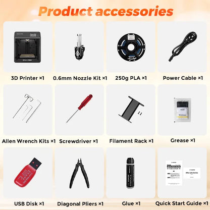 Adventurer 5M Pro Flashforge Automatic PLA Prototyping 3D Printer New 1 Year Warranty Fast Speed Home Use
