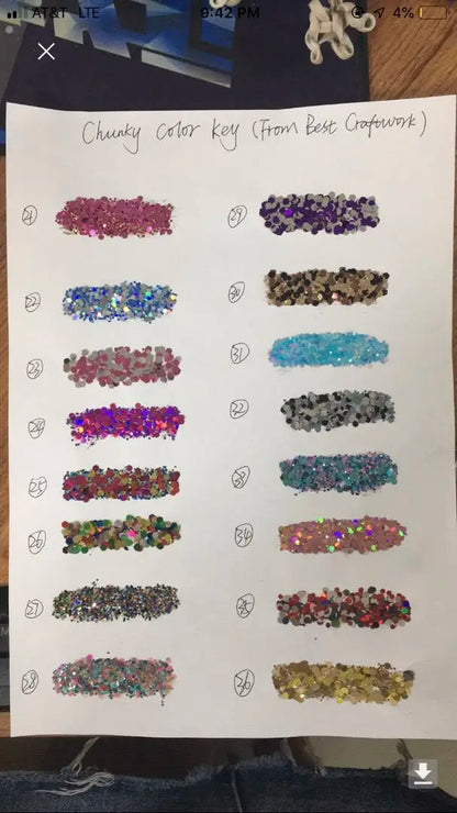 Prime Quality Wholesale PET Glitter Shapes Holographic or Iridescent Chunky Mixes Hexagon Glitter