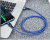 High Quality Universal 1m 2m 3m 3A Nylon Fast Charging USB Data Cable for iPhone Computer Barcode Scanner