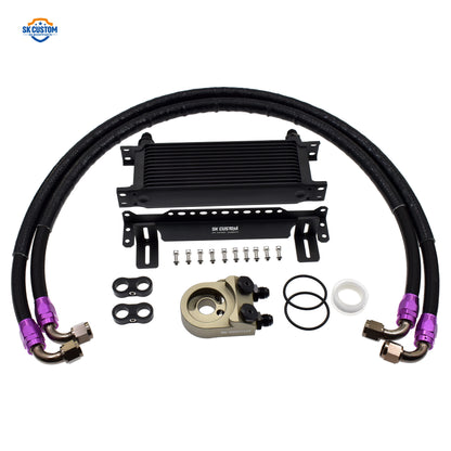 Engine Oil Cooler Kit For Honda Fit GK5 GE6 GE8 GD3 GR9 GS1 80 Oil Cooling Cooler