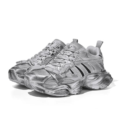 Latest Design Sports Shoes Women Retro Old School Chunky Shoes Men New Style 2024 Tennis Sneakers for Men Women