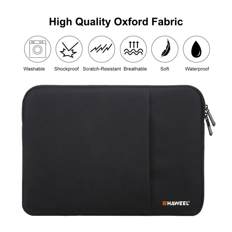 Haweel 13.0 Inch Laptop Bag Case Handbag Water Resistant Durable Computer Carrying  Sleeve Case Zipper Bags