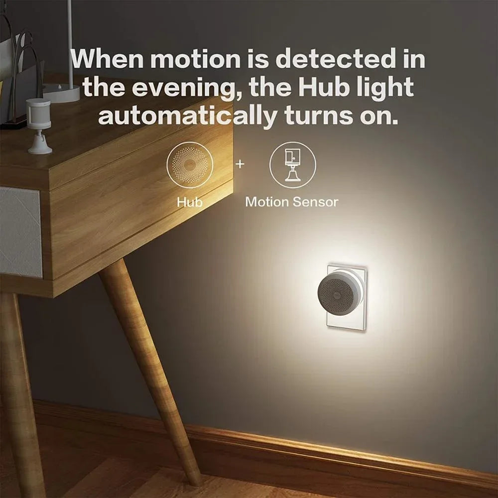 Aqara Smart Home M1S Hub Smart Gateway M1S 2.4G WIFI ZigBee 3.0 RGB E1 Hub Gateway Night Light For Apple Homekit and xiaomi Home
