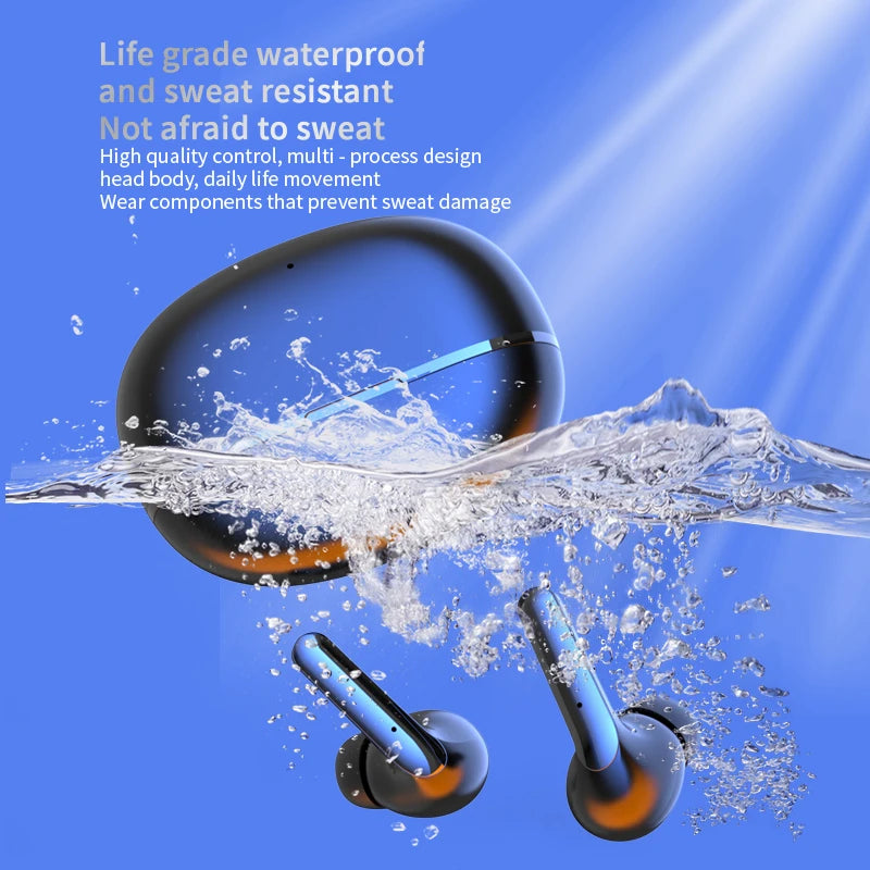 EONLINE 3D AIR 7 Mini Ear Buds Wireless Earbuds for Android Phones Ear Buds Wireless Ear Buds V5.3 Waterproof Noise Cancellation