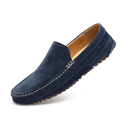 Suede Leather Man Loafers Luxury 2021 Casual Shoes For Men Boat Shoes Handmade Men Slipon Driving Shoes Male Moccasins Zapatos99