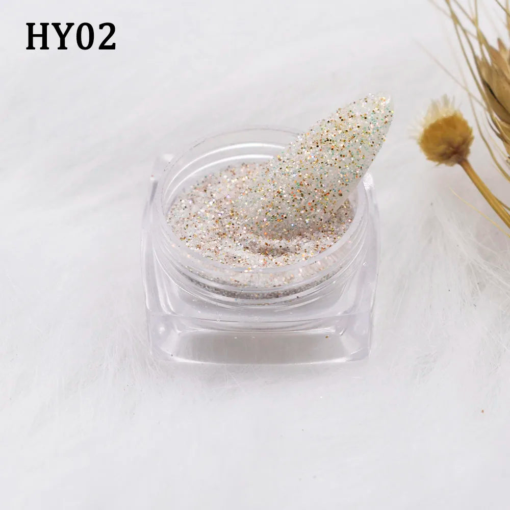 Prime Quality Wholesale PET Glitter Shapes Holographic or Iridescent Chunky Mixes Hexagon Glitter