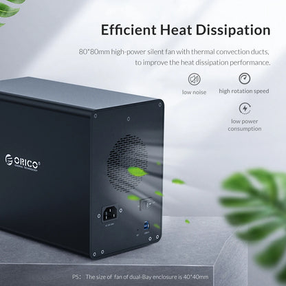 ORICO 35 Series 5 Bay HDD Docking Station With Dual Chip 150W Built-in Power Hard Drive Case for Altcoins Mining