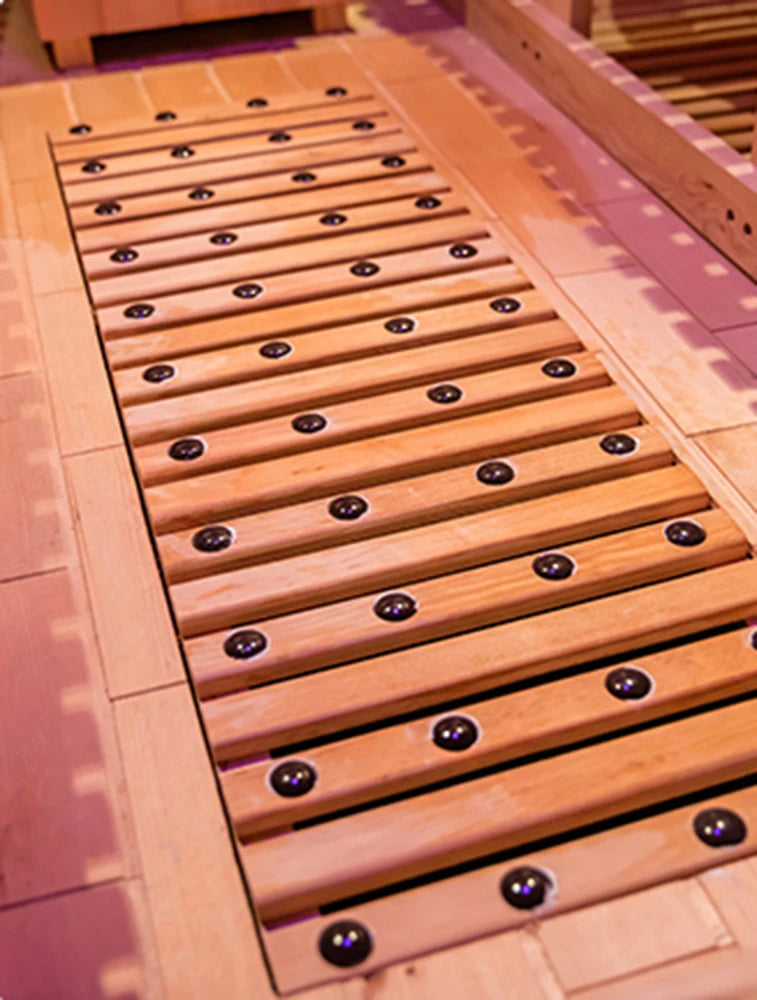 Helius US Warehouse Stock for Sale  Infrared Dry Sauna Room Featuring Hemlock  Wood for Relaxation and Wellness