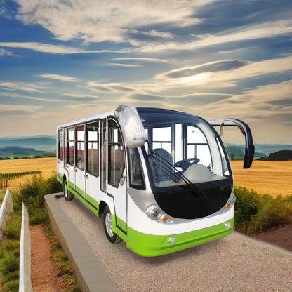 Hot Sell 11 Seat Green Efficient Tourism Electric Tourist Sightseeing Car