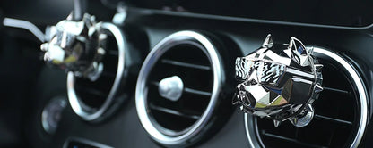 NO PERFUME Bulldog Air Freshener Car Perfume Car Decoration Auto Geur Clip Bulldog Fragrance Scent Parfum Voiture Car Diffuser