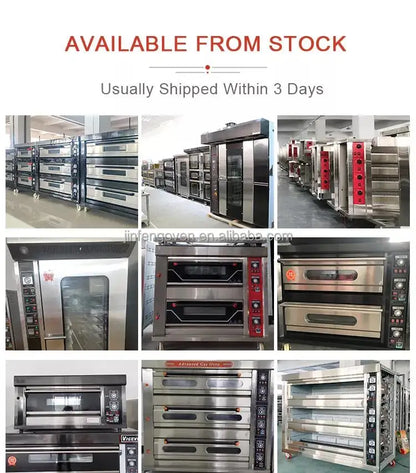 Commercial 2-Deck 4-Tray Pizza Bread Baking Oven for Bakery Restaurants Electric Bread Oven