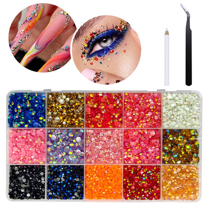 16 oz Snow Globe Glass Tumbler DIY Kit Supplies with UV DTF Cup Wraps Glitter Glass Bottle for Holiday Craft Gifts US Warehouses