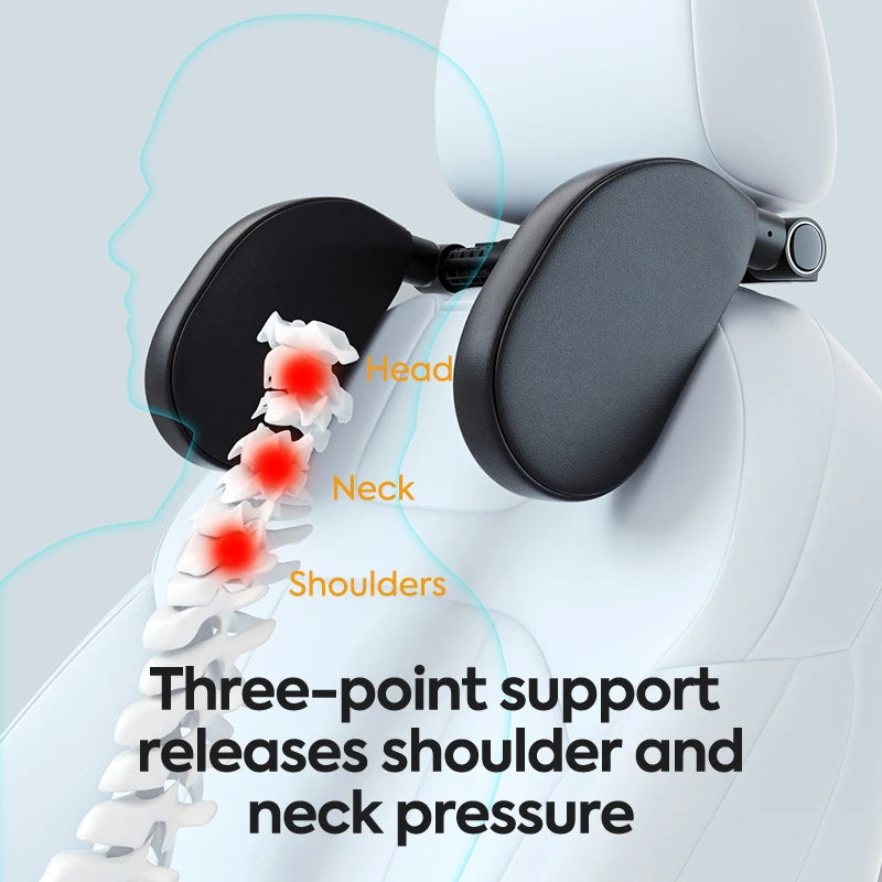 Adjustable Car Seat Headrest Pillow for Travel Sleeping, Ship From Poland, Ready to Ship, Fast Delivery to Europe
