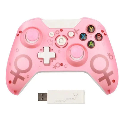 New Gamepad for Xb Ox One Joystick Vibration for Xb Ox-one in New Style Colors Vibration Dongle Connection Wireless 2.4G