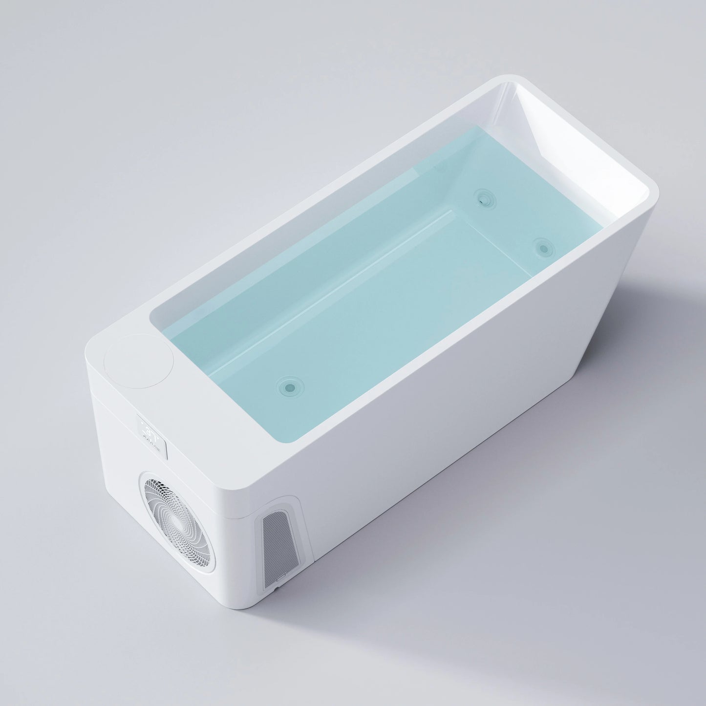Customized All-in-One Acrylic Athlete Recovery Rectangular Ice Bathtub Wifi APP Control Cold Plunge Chiller Bathtubs Whirlpools
