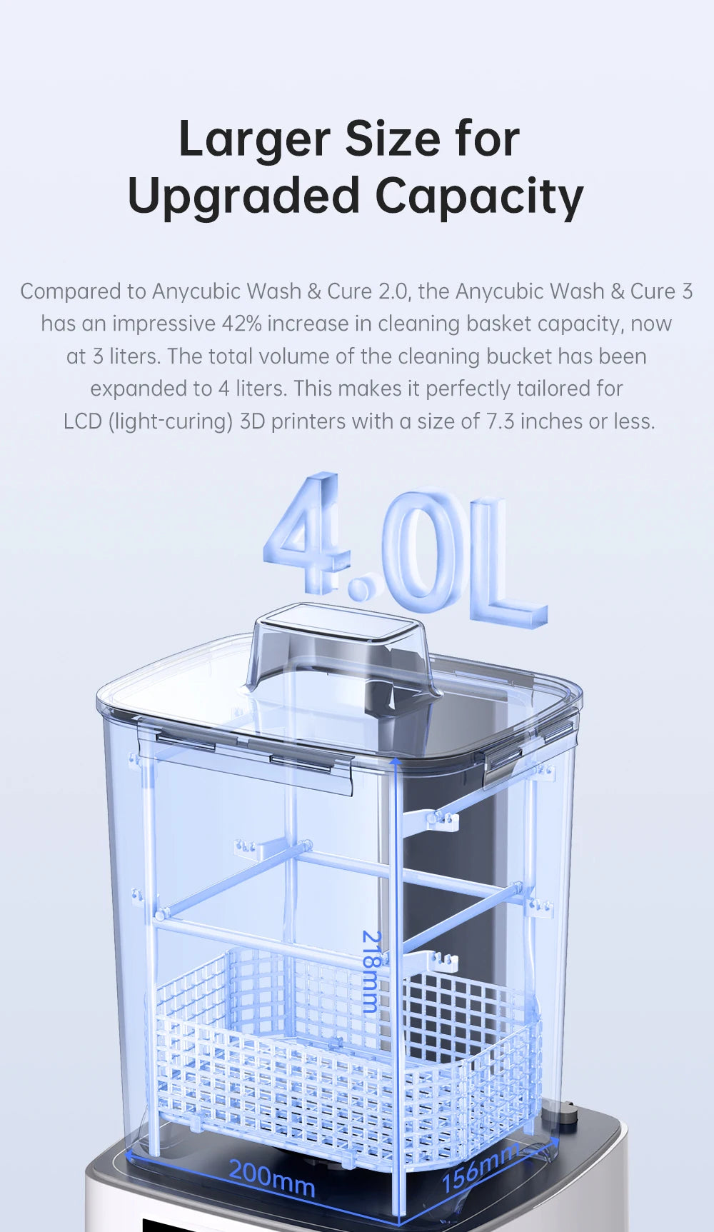 Anycubic Wash&Cure 3.0 Machine New Product for 3d Printer Cure Models