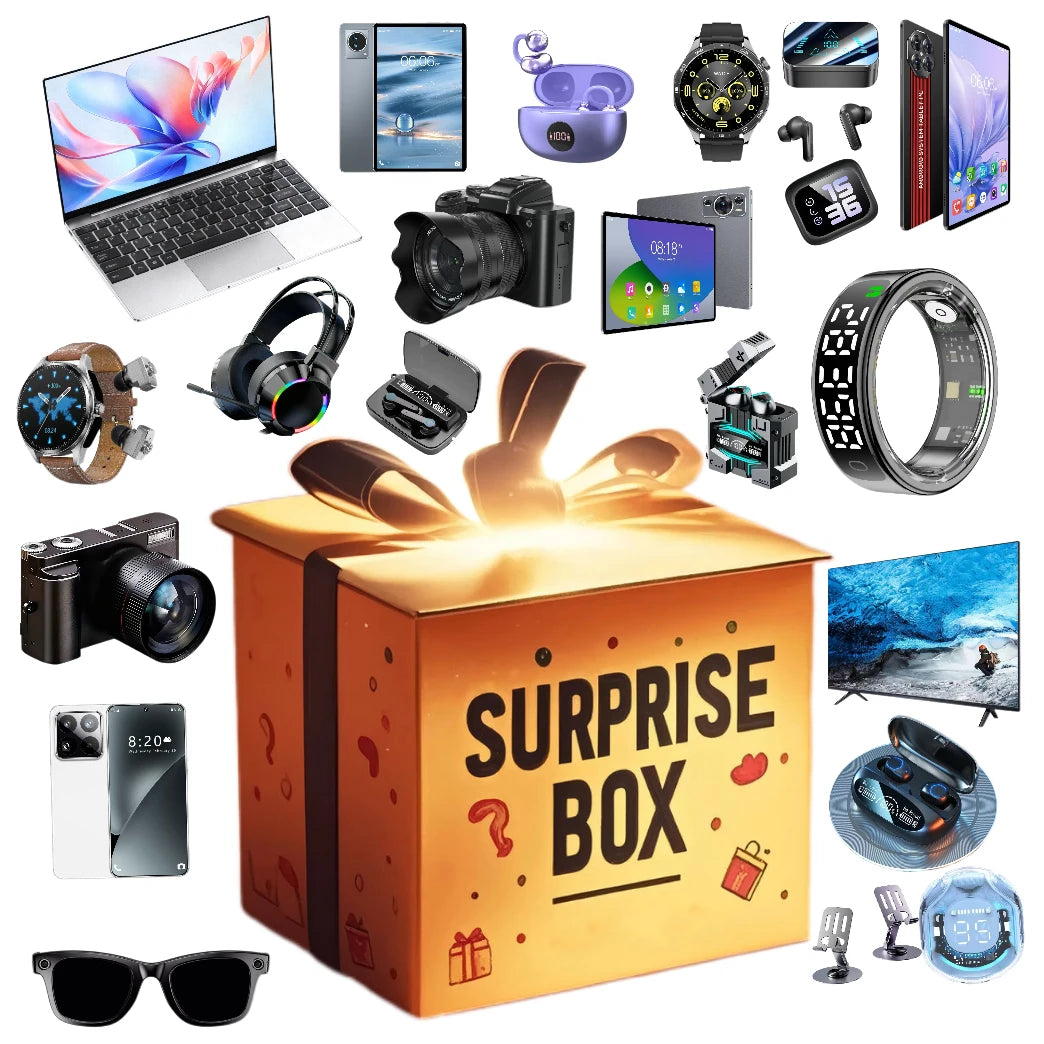 Large Surprise Mystery Blind Box Surprise Gift Tech Electronics 3c Lucky Gaming 5g Smartphone Large Mystery Box