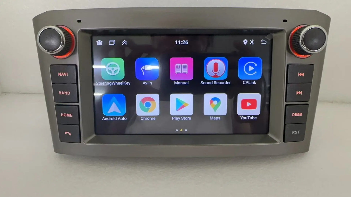 Carplay Android Auto OBD2 DSP GPS Reversing Aid RGB Amplifier Car Radio for Avensis 2009-2015 Car Head Unit Fast Shipping