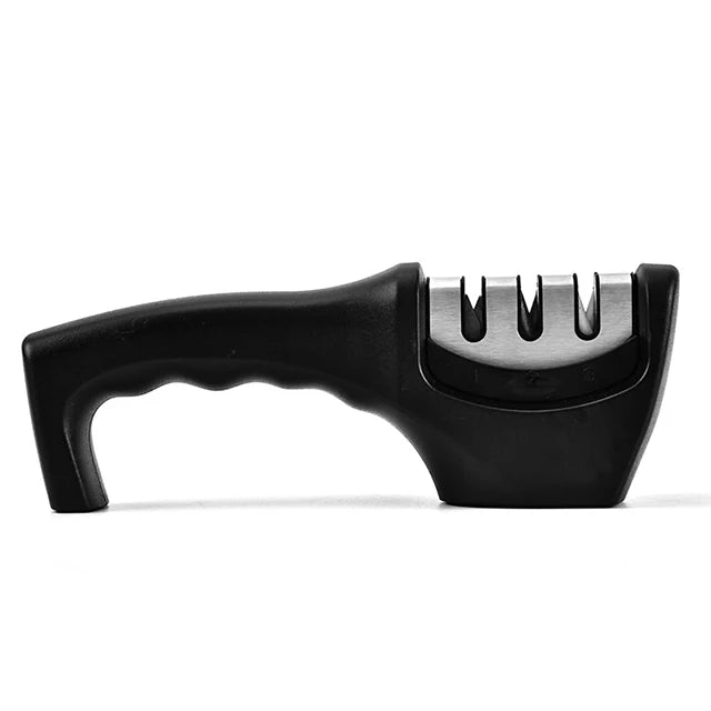 Quality 3-Slot Manual Fixed-Angle Kitchen Knife Sharpener Multi-Purpose Scissors Tool Sharpening Accessories New Design