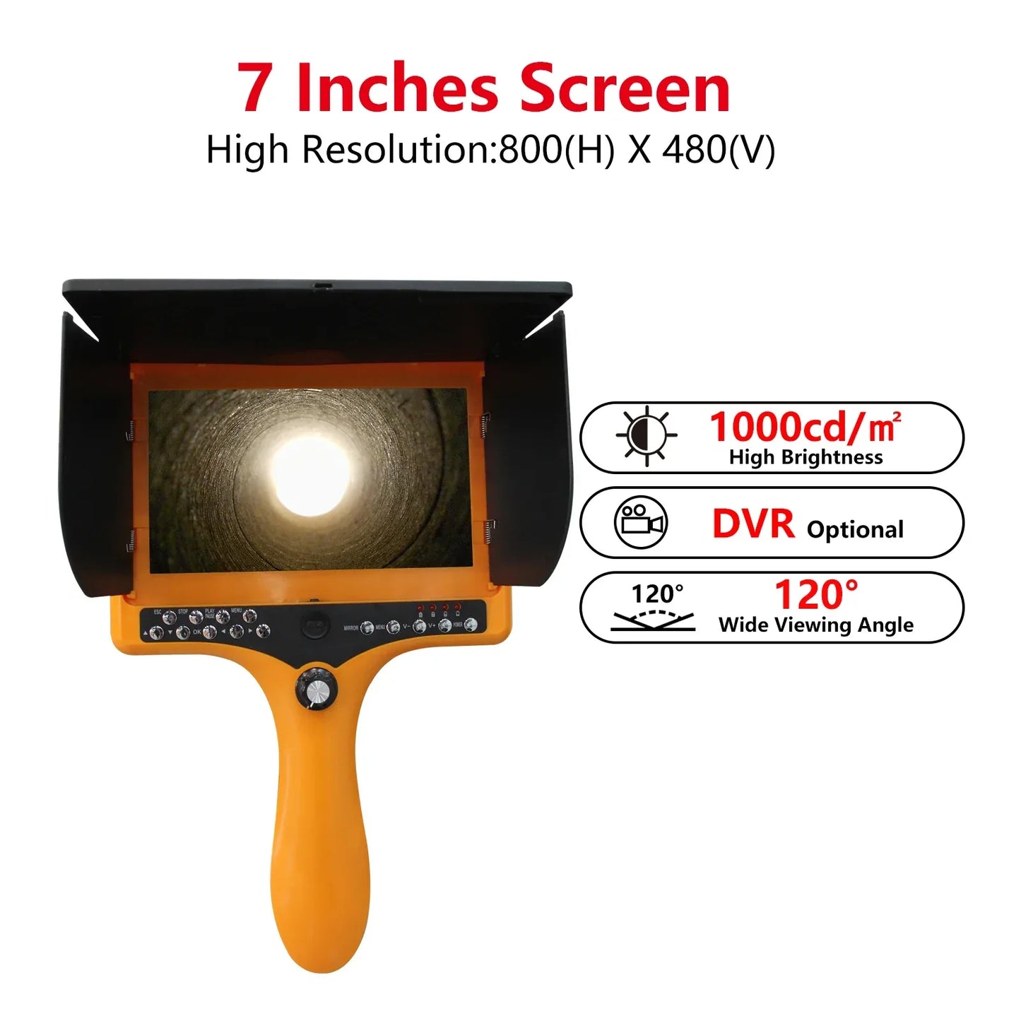 Factory Wholesale Cavity Wall Spaces Under Floors Inspection hd Video Pipe Inspection Camera for Plumbing